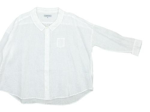 ordinary fits BARBER SHIRT OFF WHITE