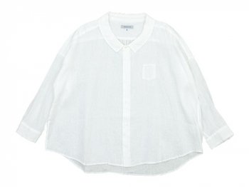 ordinary fits BARBER SHIRT OFF WHITE