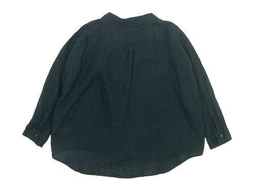 ordinary fits BARBER SHIRT BLACK