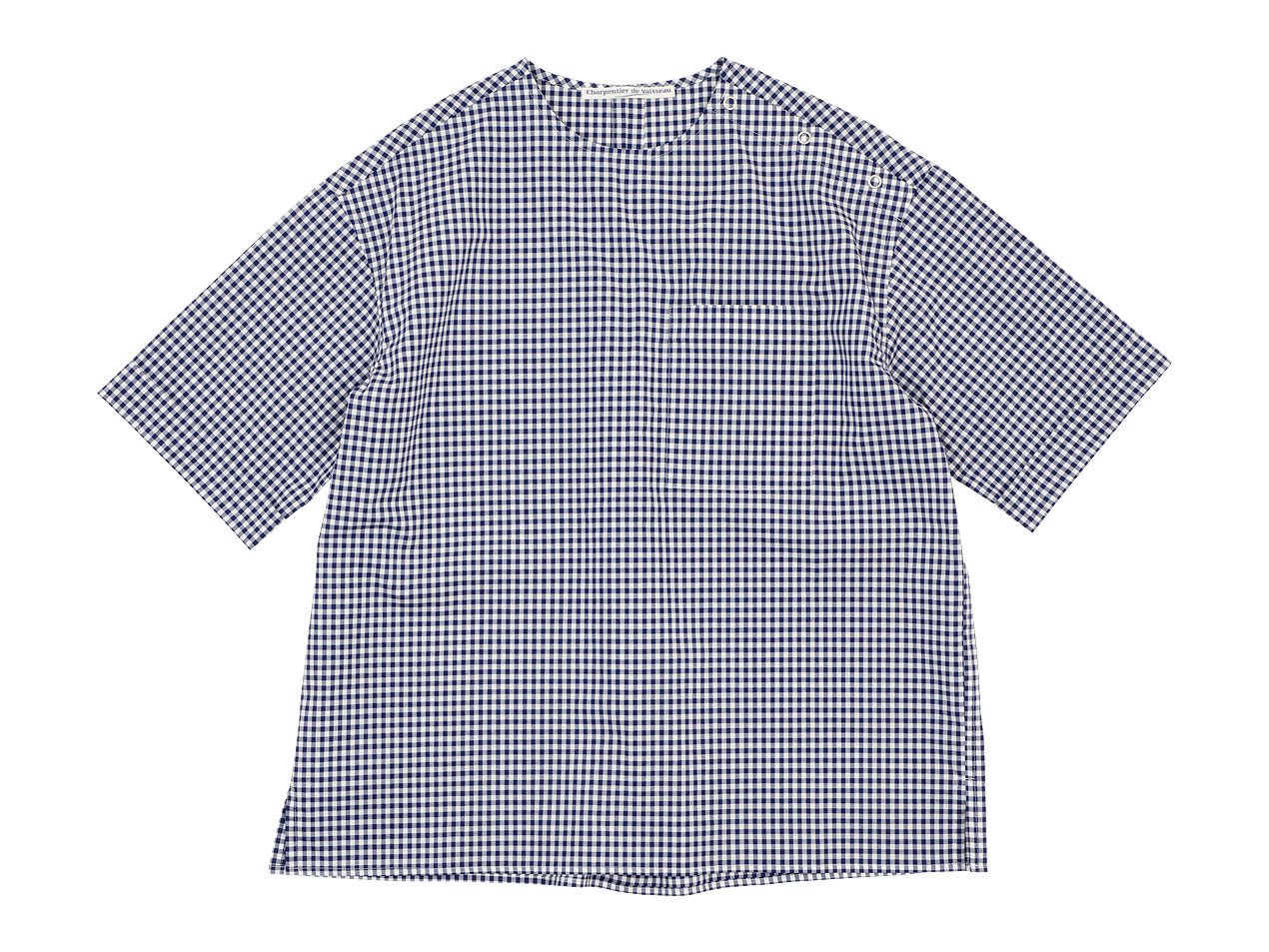 Charpentier de Vaisseau Sophie Shoulder Button Short Sleeve Shirts