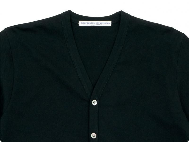 Charpentier de Vaisseau Jeannie V neck Cardigan BLACK