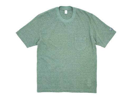 ENDS and MEANS Pocket Tee LIGHT GREEN