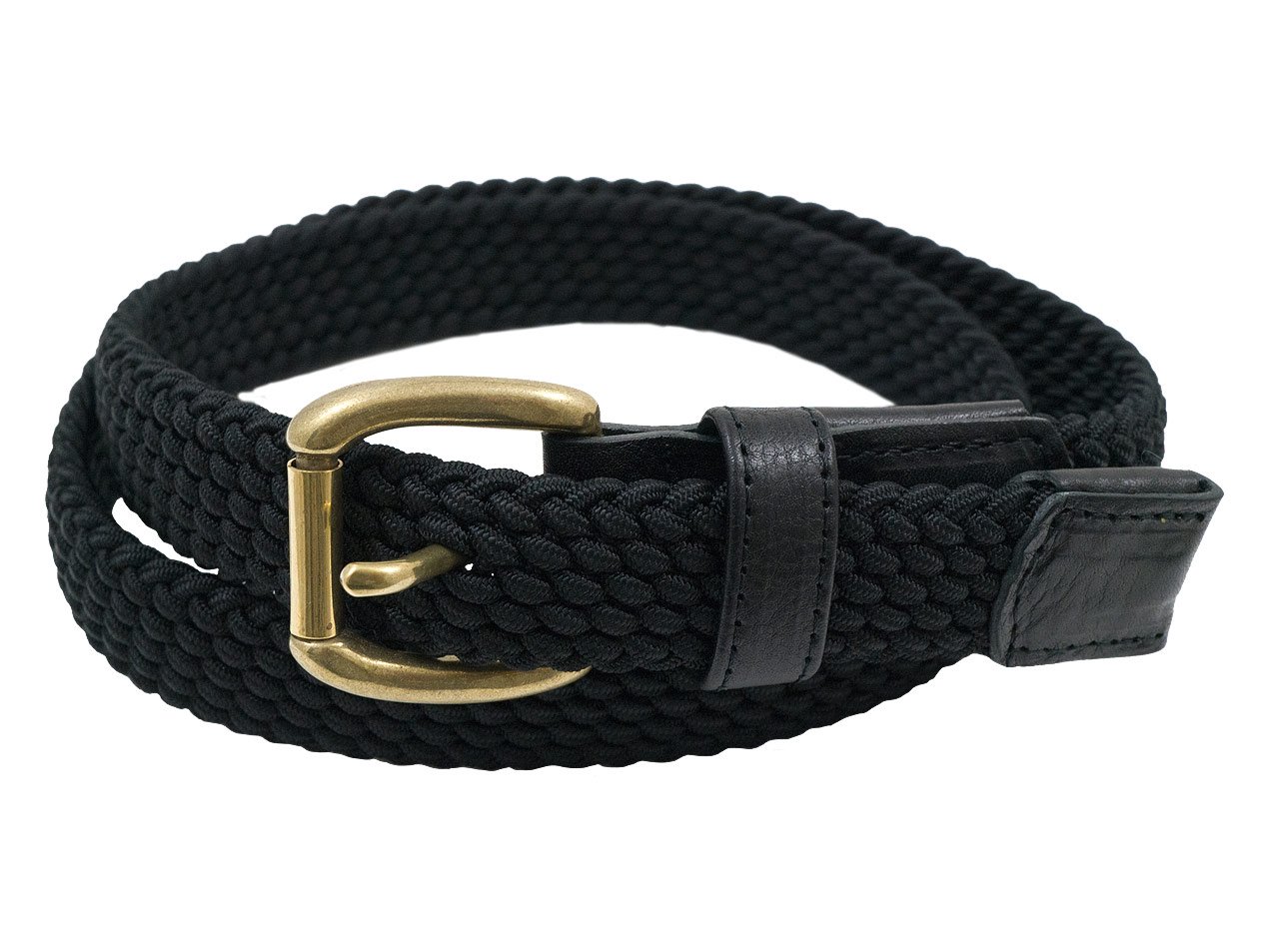 ENDS and MEANS Elastic Woven Belt BLACK