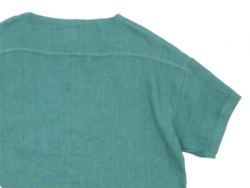  maillot linen shirts Tee SMOKE GREEN