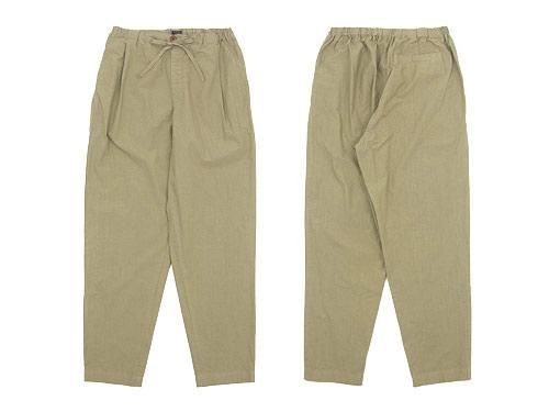 maillot mature rub cotton drawstring pants BEIGE