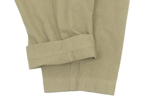 maillot mature rub cotton drawstring pants BEIGE