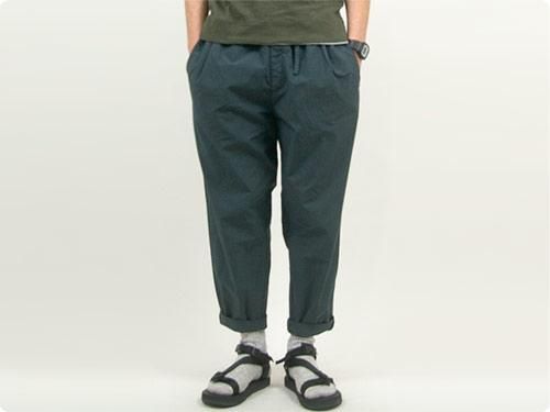 maillot mature rub cotton drawstring pants INK BLACK