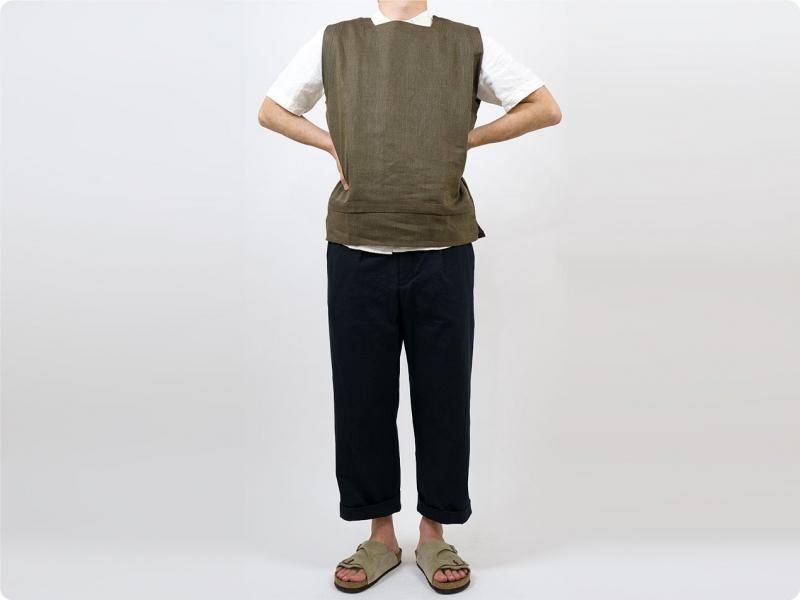 TATAMIZE SQUARE VEST OLIVE