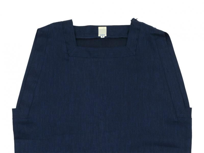 TATAMIZE SQUARE VEST NAVY 19-01-009