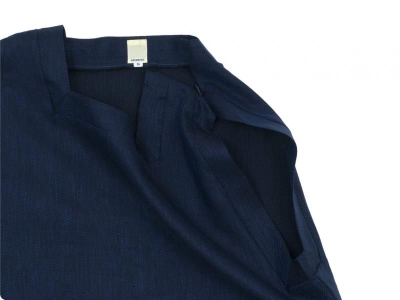 TATAMIZE SQUARE VEST NAVY 19-01-009