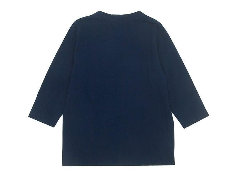 homspun 天竺七分袖Tシャツ ネイビー homspun 通販・取扱い rusk