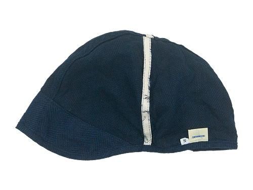 TATAMIZE WORK CAP NAVY LINEN HB