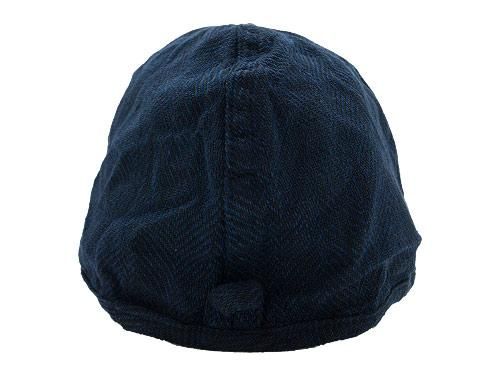 TATAMIZE WORK CAP NAVY LINEN HB