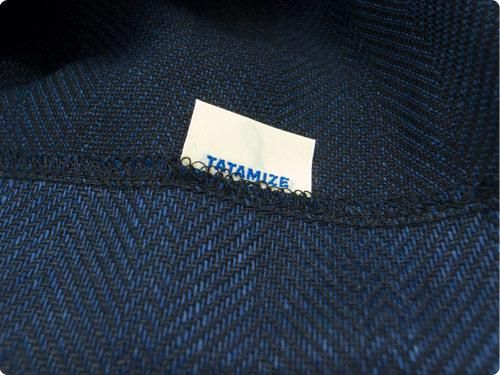 TATAMIZE BOWL CAP NAVY LINEN HB