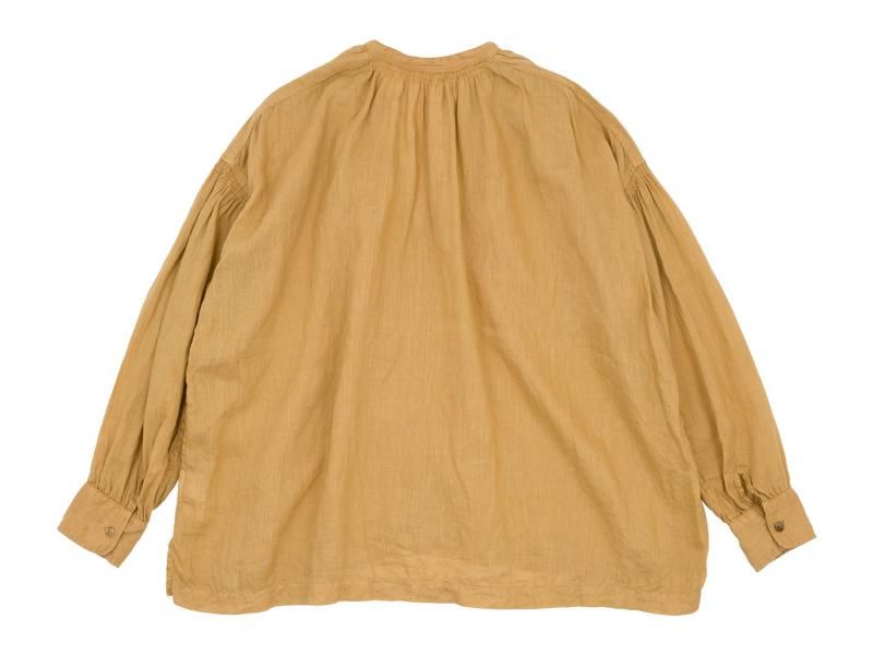 ordinary fits FLORIST BLOUSE CAMEL