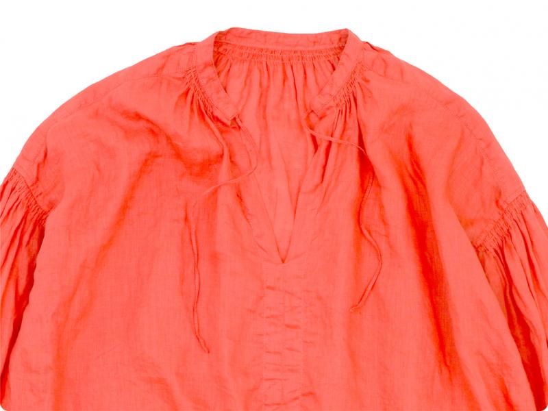 ordinary fits FLORIST BLOUSE RED