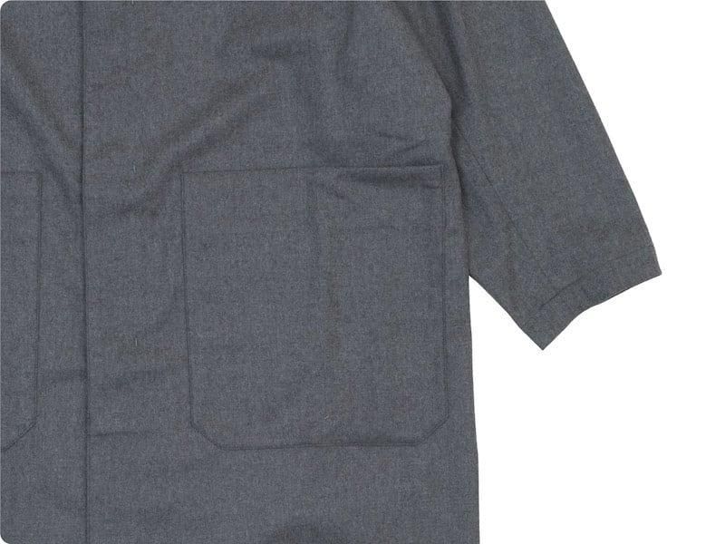maillot mature wool labo coat GRAY