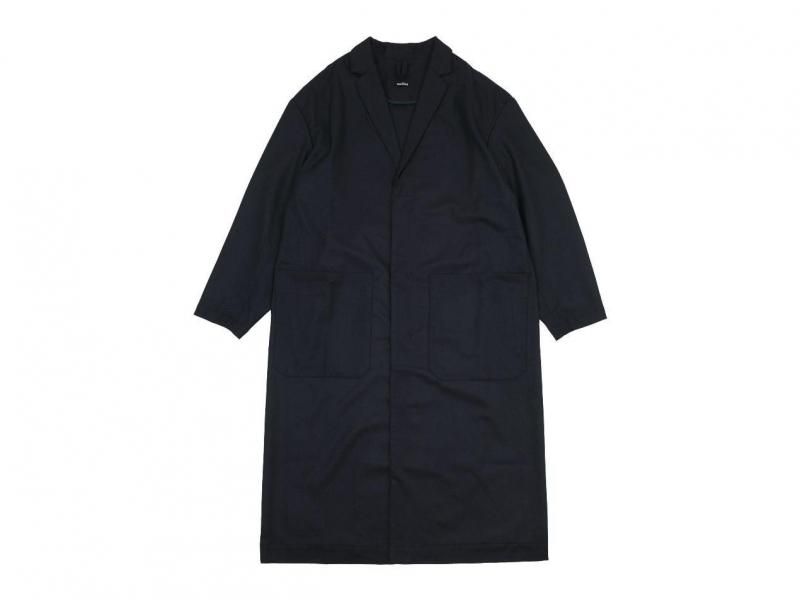 maillot mature wool labo coat NAVY