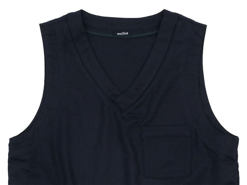 maillot mature wool labo vest NAVY