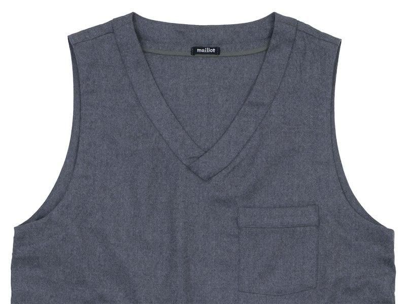 maillot mature wool labo vest GRAY