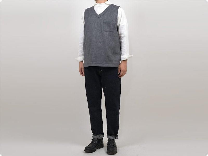 maillot mature wool labo vest GRAY