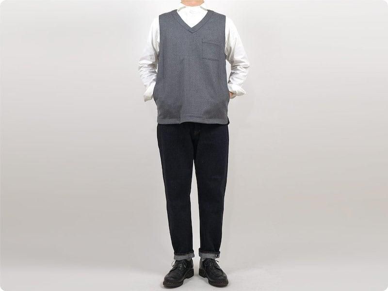 maillot mature wool labo vest GRAY