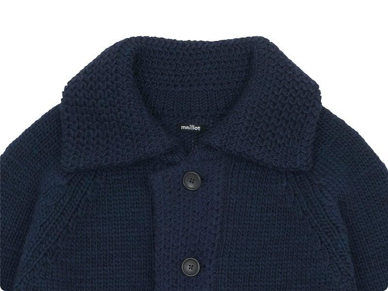 maillot mature hand frame fisherman jacket NAVY