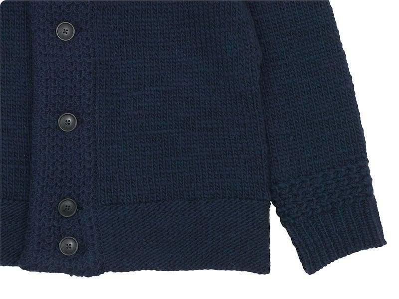 maillot mature hand frame fisherman jacket NAVY