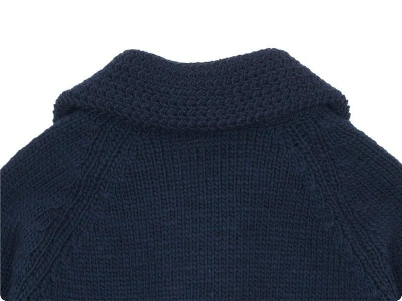 maillot mature hand frame fisherman jacket NAVY