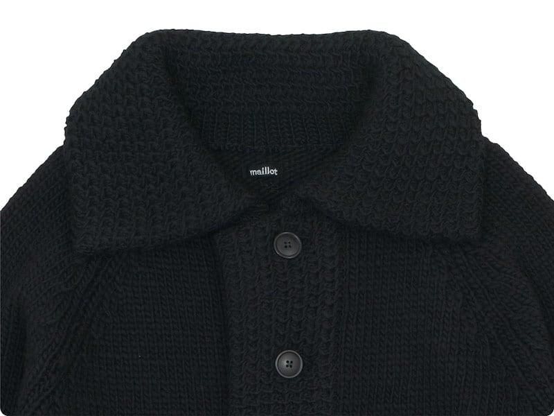 maillot mature hand frame fisherman jacket BLACK