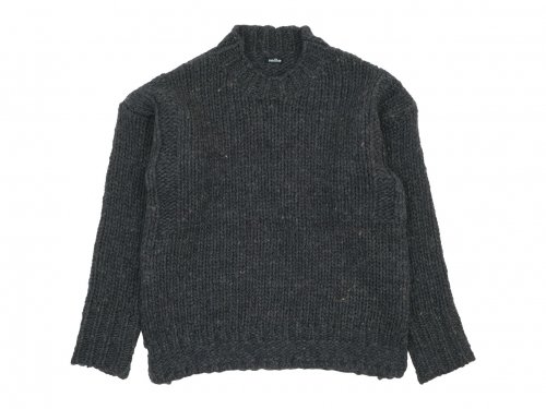 maillot mature hand frame fisherman sweater CHARCOAL