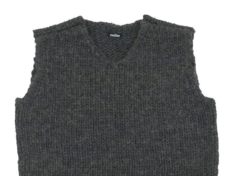 maillot mature hand frame vest CHARCOAL