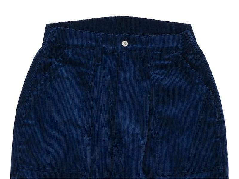 TUKI combat pants corduroy 98INK BLUE
