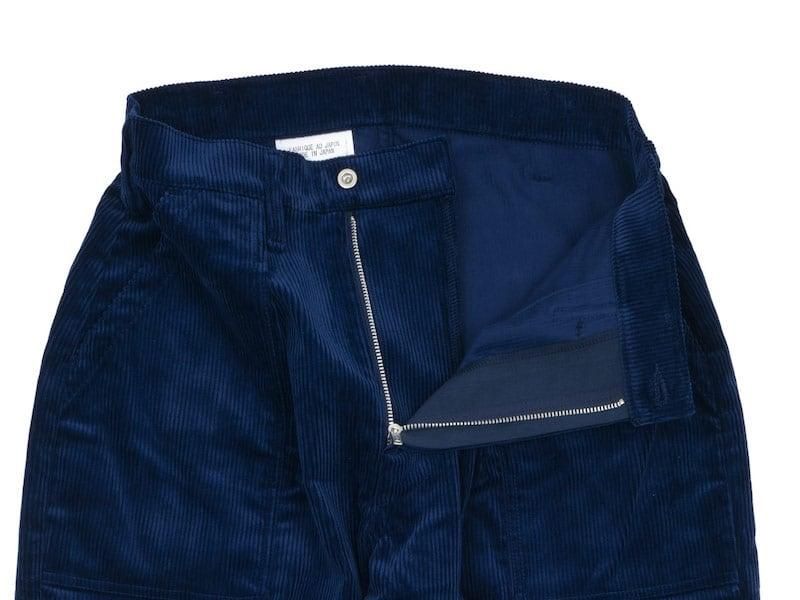 TUKI combat pants corduroy 98INK BLUE