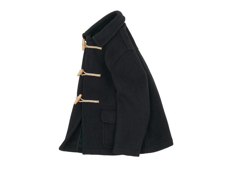 Charpentier de Vaisseau Tate London Tradition Duffle Coat Short BLACK