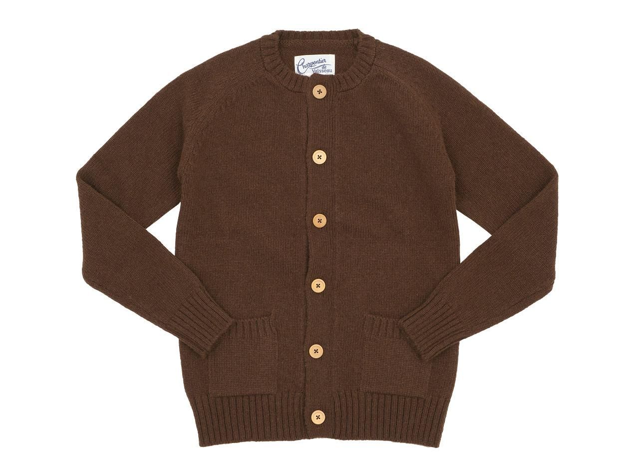 Charpentier de Vaisseau Karly Shetland Crew Neck Cardigan