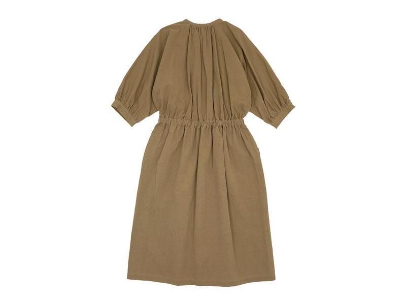 Atelier d'antan Meurentʥࡼ dolman gathered one-piece KHAKI