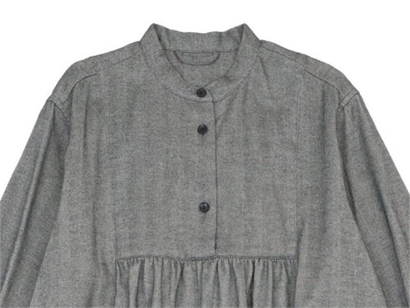 Atelier d'antan Wendelʥǥ shirts one-piece WHITE x BLACK