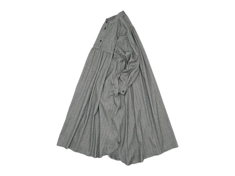 Atelier d'antan Wendelʥǥ shirts one-piece WHITE x BLACK