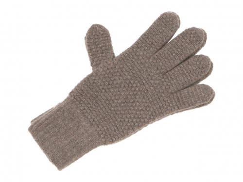 William Brunton Hand Knits Tuck Stitch Gloves