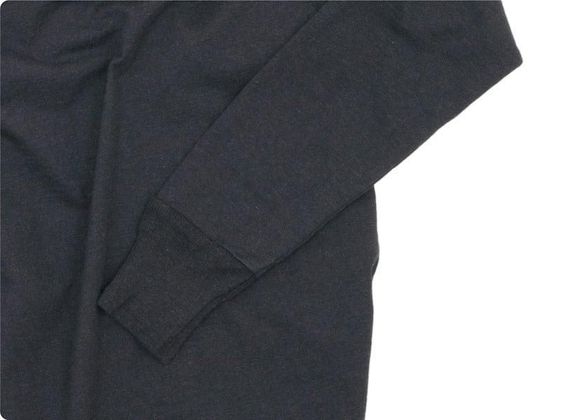 TOUJOURS Turtle Neck Pullover HEATHER BLACK LM31XC09