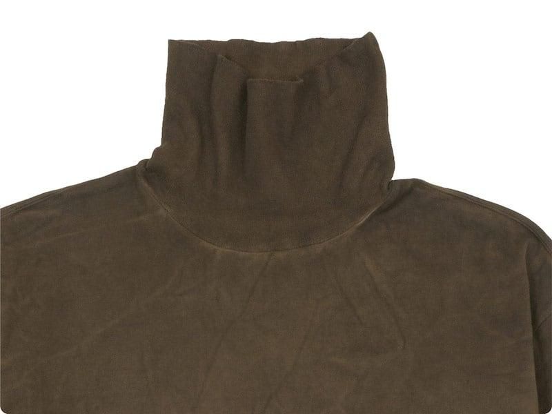 TOUJOURS Turtle Neck Pullover MUD DYE LM31XC10