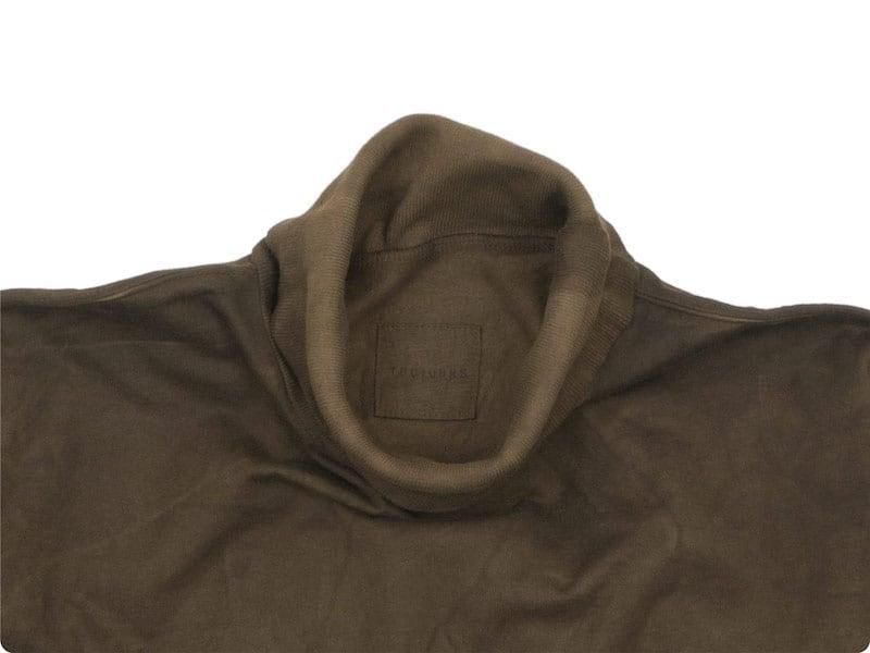 TOUJOURS Turtle Neck Pullover MUD DYE LM31XC10