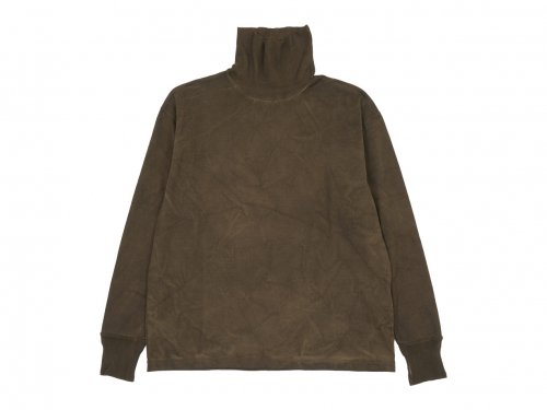 TOUJOURS Turtle Neck Pullover MUD DYE 【LM31XC10】