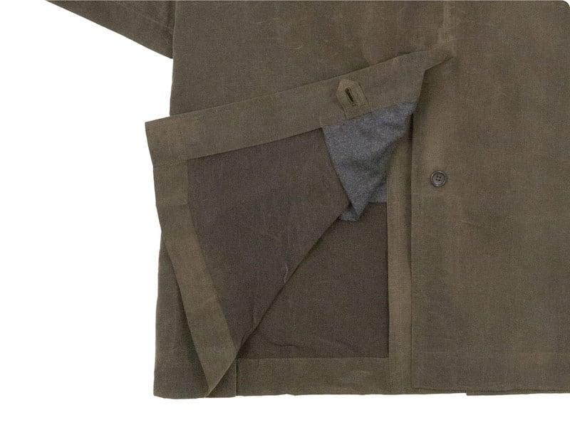 TOUJOURS Oversized Flared Soutien Collar Coat OLIVE BROWNVM31HC07