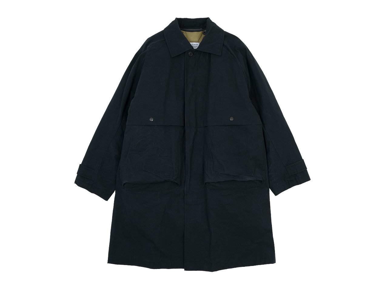 ENDS and MEANS Journalist Coat BLACK