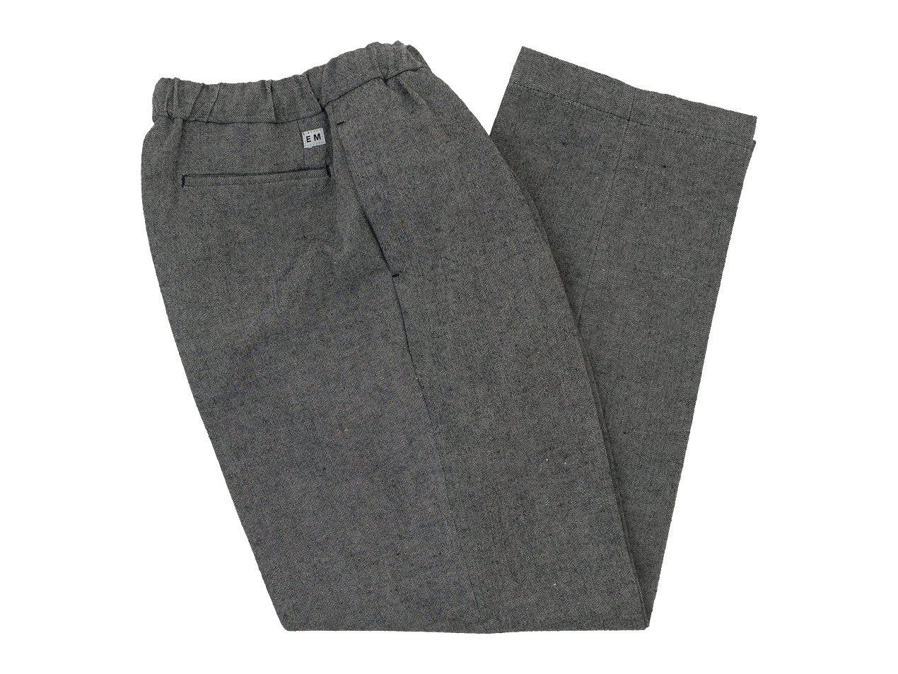 ENDS and MEANS W/L Relax Fit Trousers BLACK