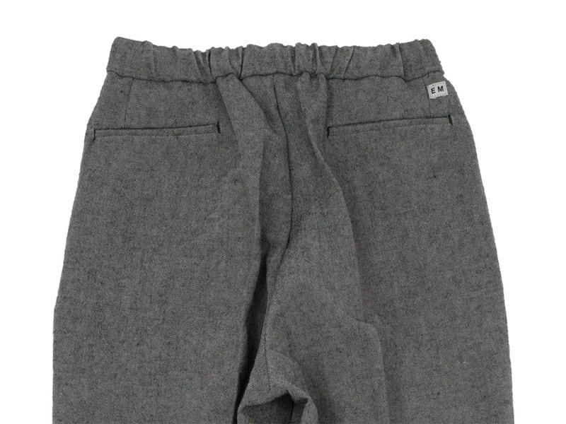 ENDS and MEANS W/L Relax Fit Trousers BLACK