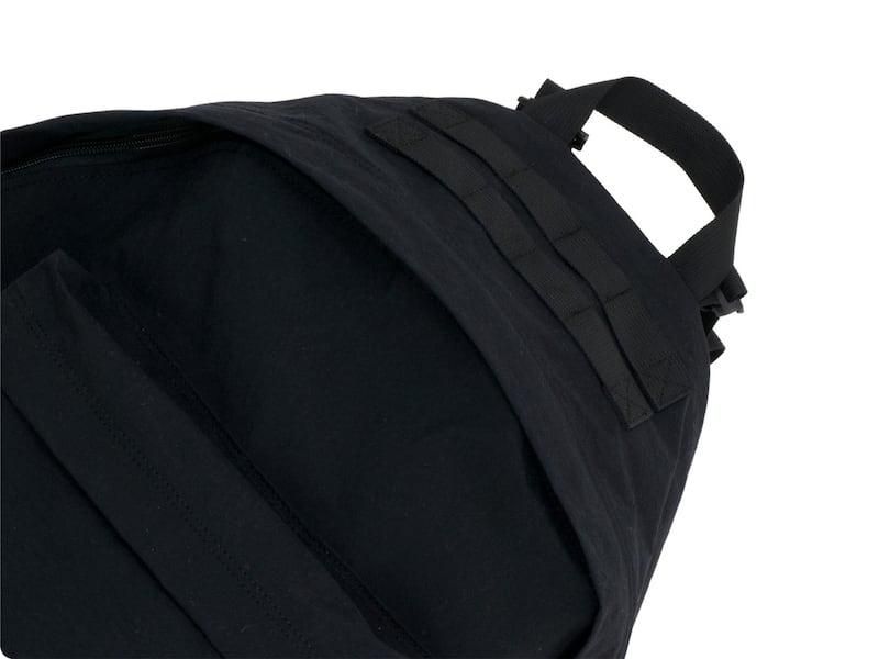ENDS and MEANS Daytrip Backpack Leather Bottom BLACK