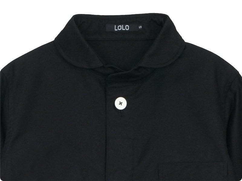 LOLO モールスキン 丸襟カバーオール BLACK LOLO通販・取扱い